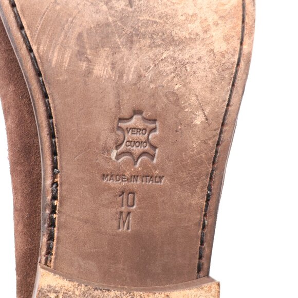 Donald J Pliner Dacio Men's Size 10 M Brown Suede Slip-On Shoes - Picture 3 of 11